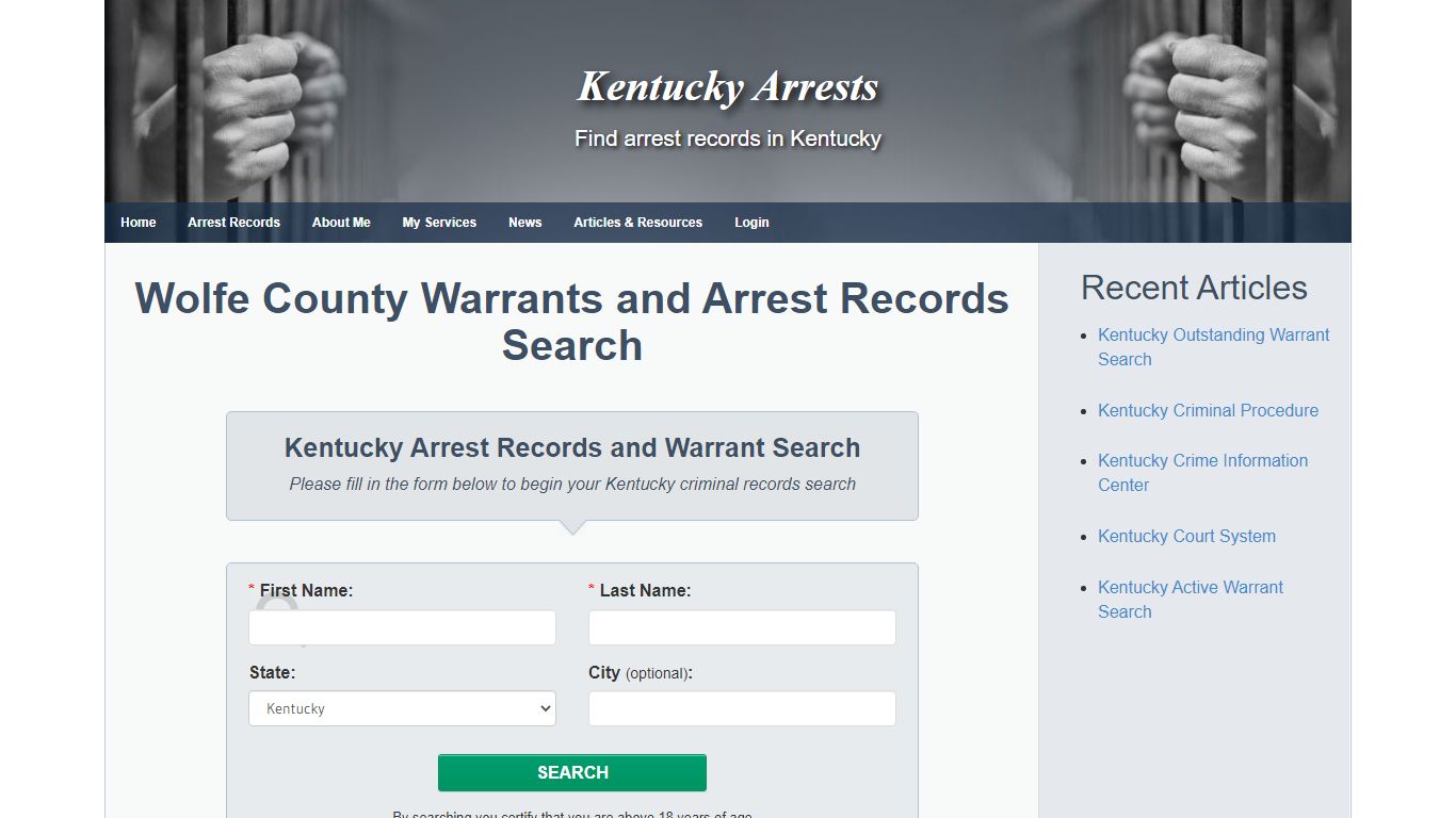 Wolfe County Warrants and Arrest Records Search